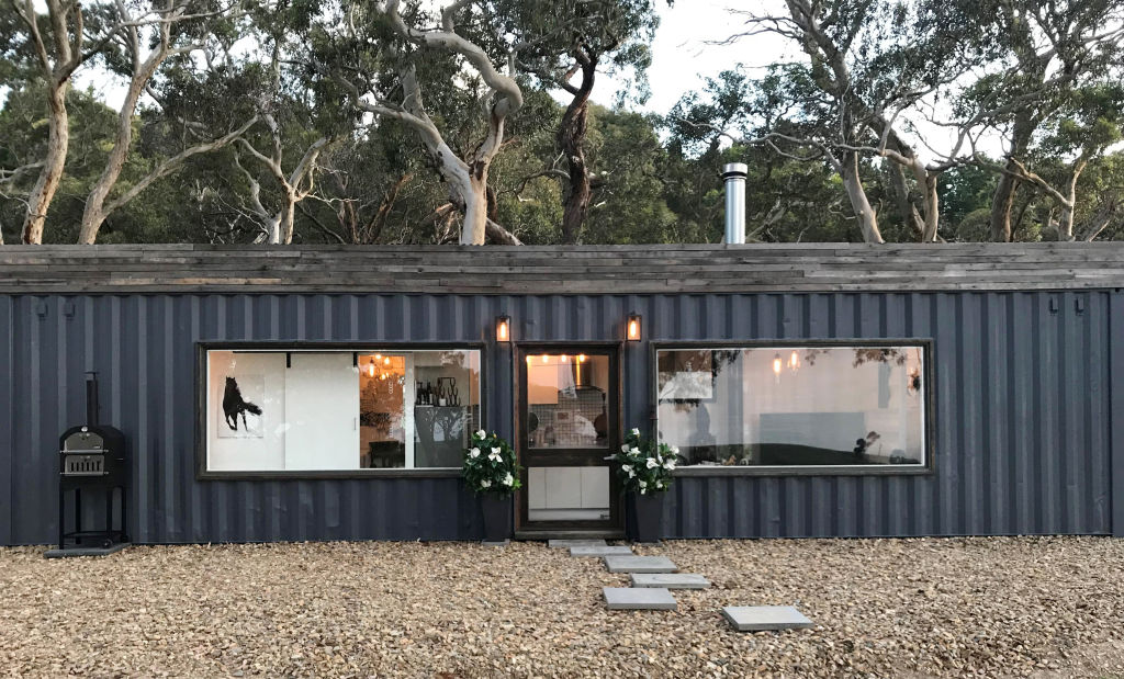 How a shipping container was transformed into a tiny farmhouse on the Fleurieu Peninsula