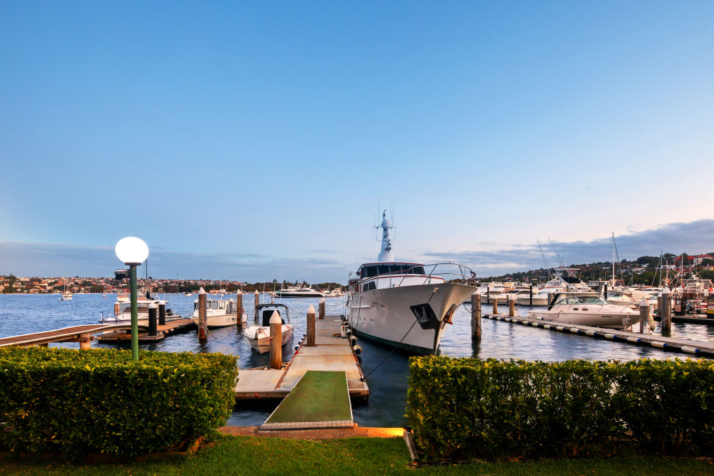 The berth is one of the largest privately held on Sydney Harbour.