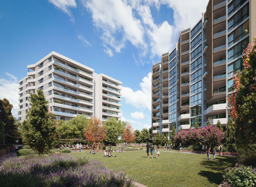 An artist's impression of Deicorp's Proximity development in Rouse Hill. Photo: Deicorp