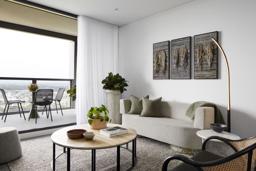The apartment is the first to use 'green ceramics' as a construction material. Photo: Supplied