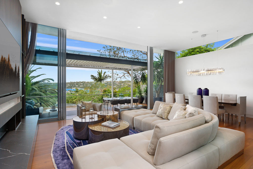 Inside 28 Fairfax Road, Mosman, which sold at the weekend for $10.52 million.