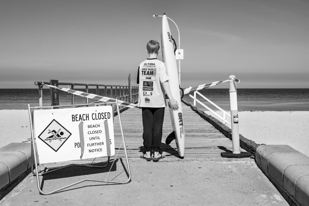 A moment captured in Together Apart: Life in Lockdown.  Photo: Jude van Daalen