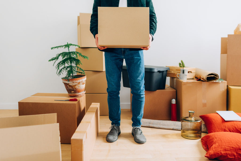 When you're moving house, a kind of purging madness overtakes you. Photo: Stocksy