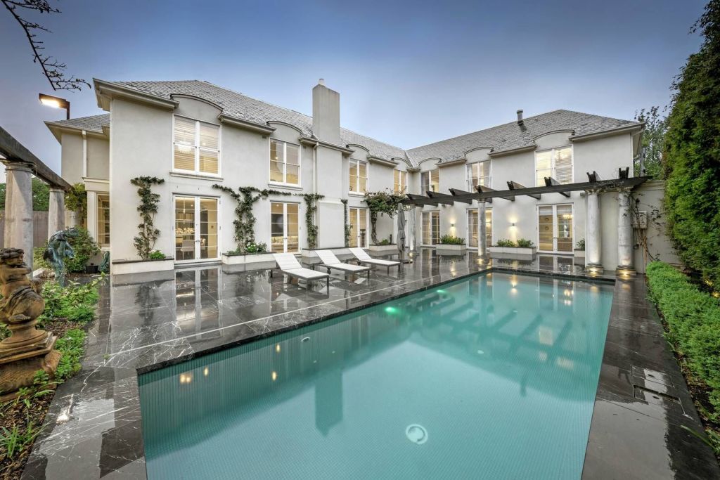 20 St Georges Road, Toorak, also sold for above $20 million. Photo: Marshall White Stonnington