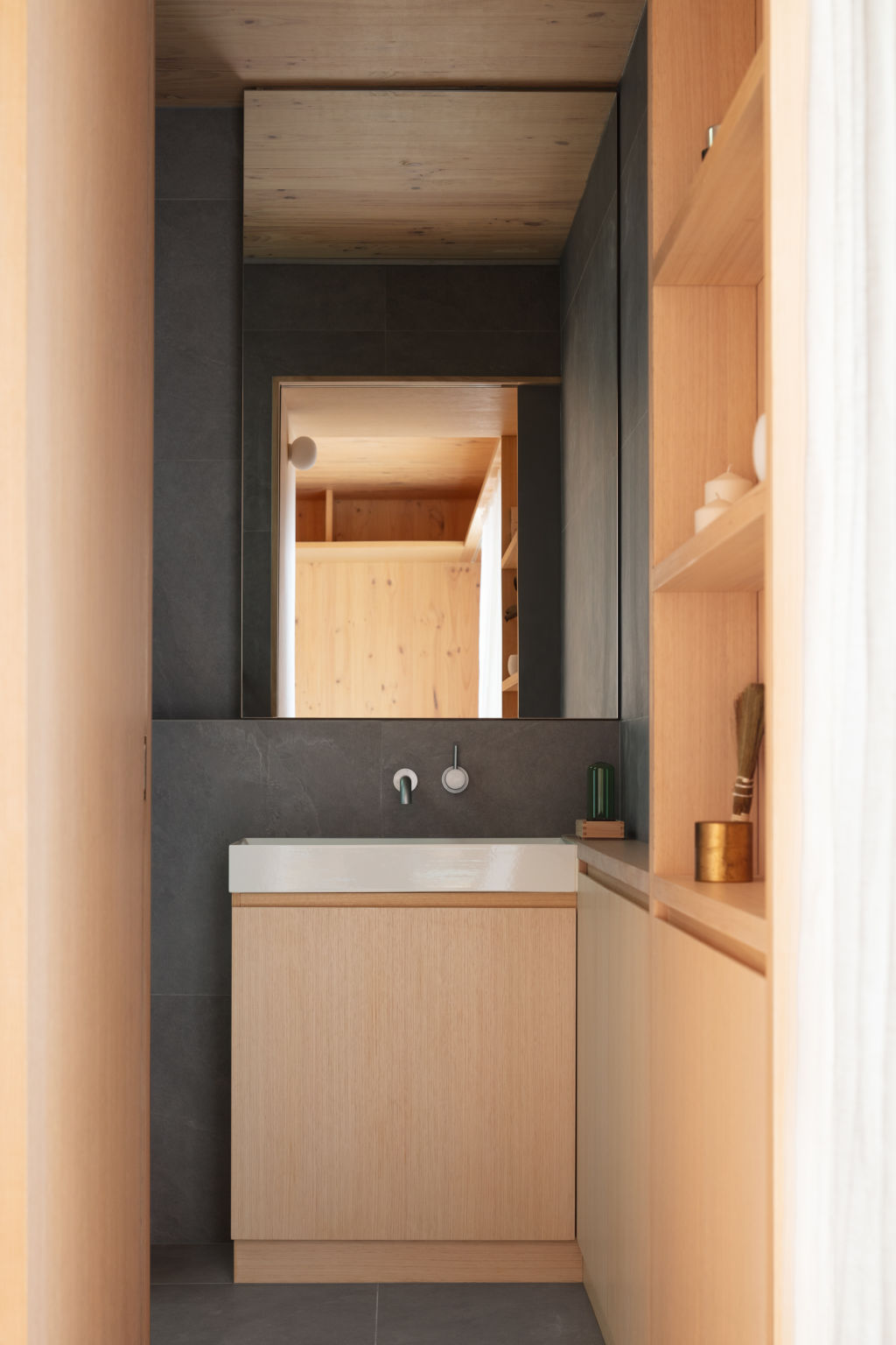 The micro homes are generous in height. Photo: Clinton Weaver