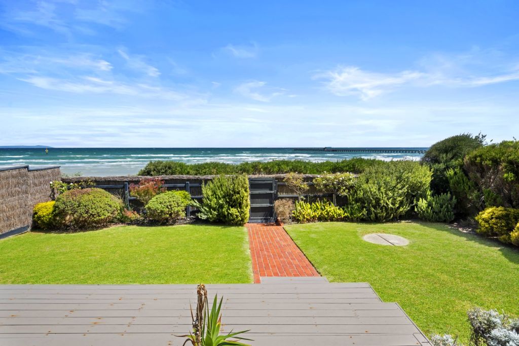 The stunning ocean views from 16 Bowman Street, Aspendale. Photo: O'Brien Real Estate Chelsea
