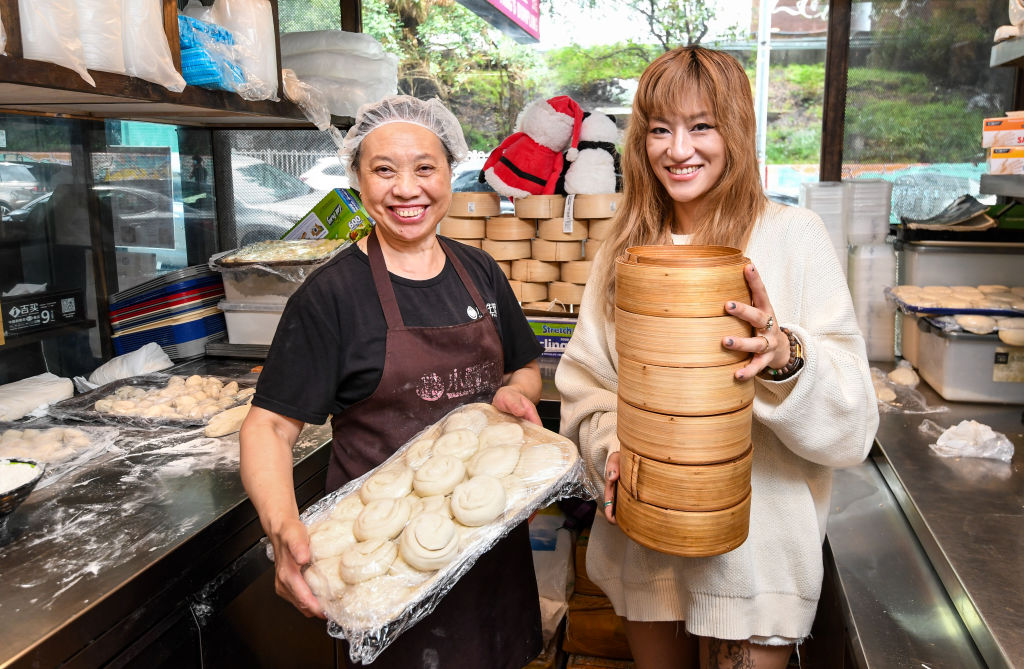 Miss Wong and Vivien Chen run the popular Yang's Dumpling Restaurant which they say attradcts customers from all different cultures, showing the community connection to a shared love of food Photo: Peter Rae