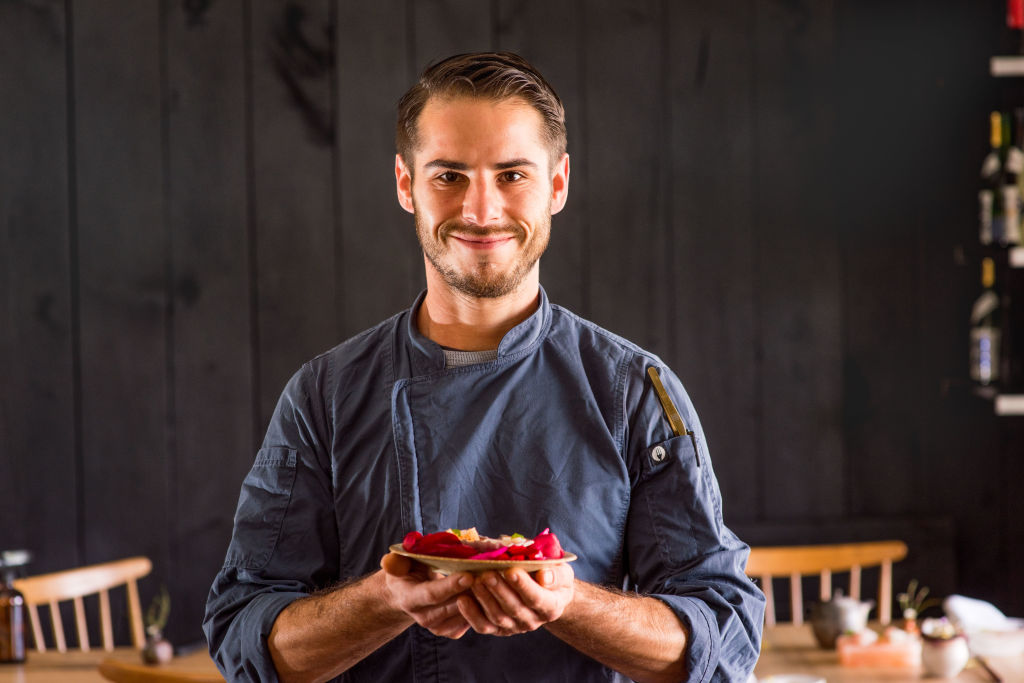 Aaron Schembri, chef at Kadota in Daylesford. Photo: Richard Cornish