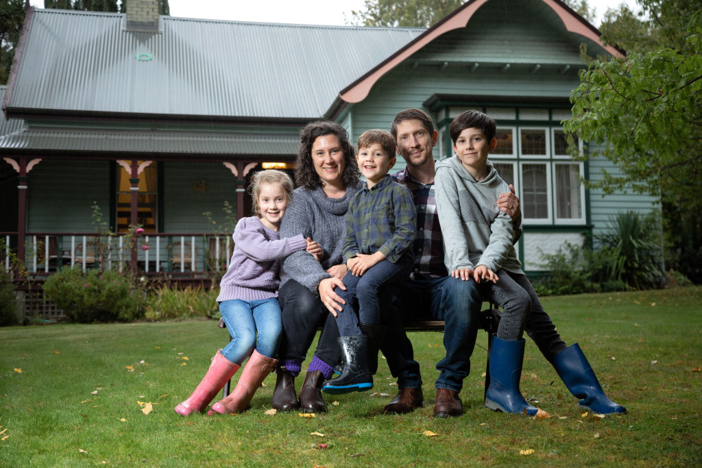 The Brisbane family who packed up their lives and moved to Tasmania