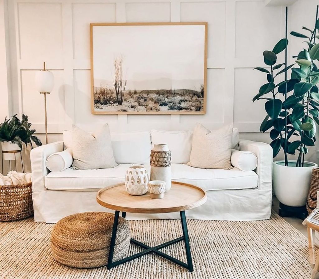 Pure Linen White slip cover from Comfort Works. Photo: Instagram: @comfortworks