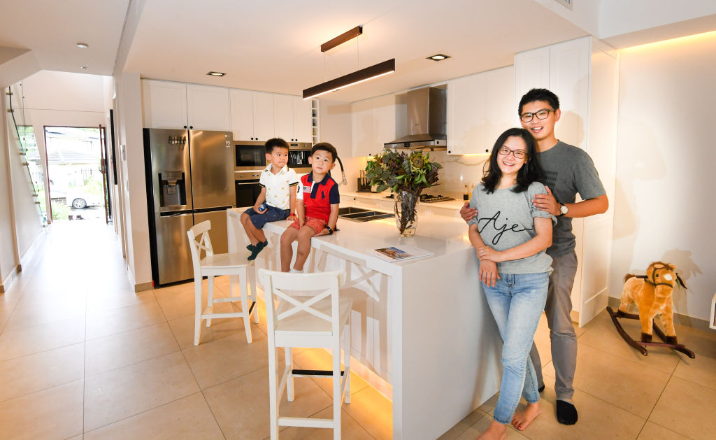 The Zheng family are selling to upsize to a larger family home.  Photo: Peter Rae