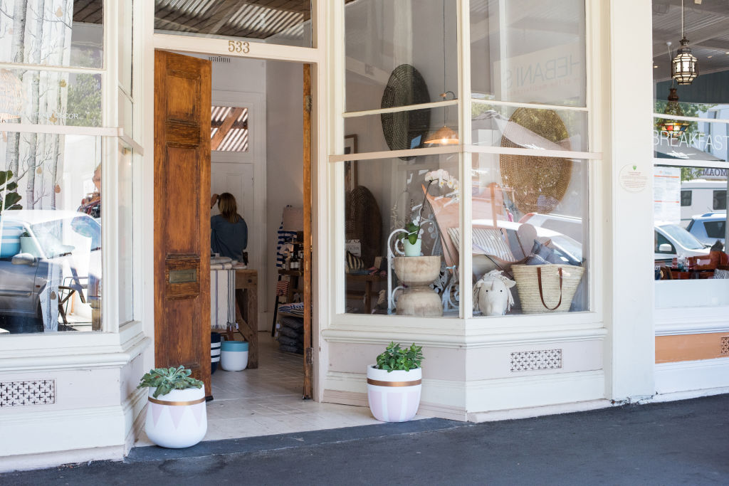 There are cute little shops like Hunt. Co in Echuca. Photo: Emily Godfrey