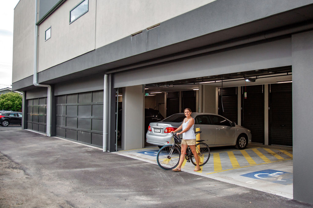 Having secure parking made the apartment increasingly attractive. Photo: Andrew Monger