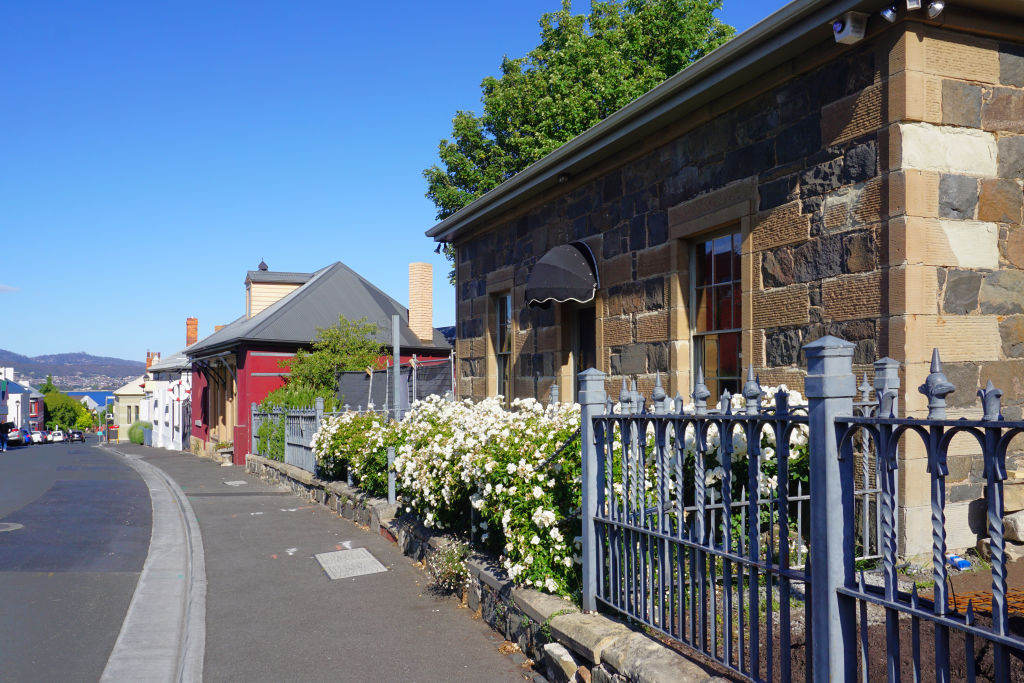 The median price in Hobart has hit a record $601,567.