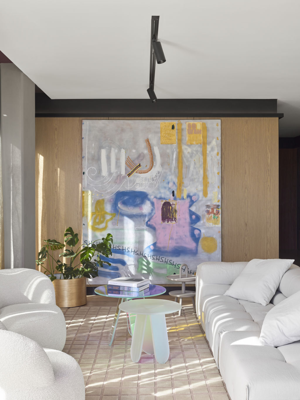Architects Joel Alcorn and Chloe Middleton have transformed this once uninhabited apartment home into an artist paradise with strikingly beautiful features made to impress Photo: Toby Scott