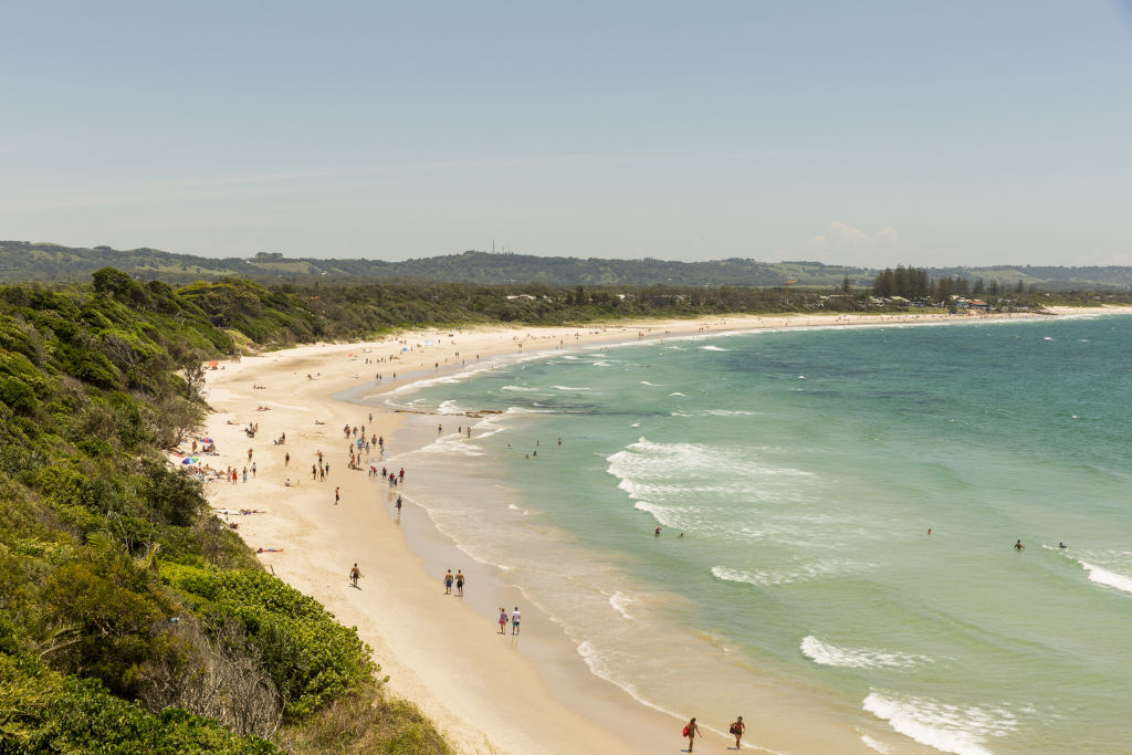 Byron Bay has surged in popularity. Photo: James Horan