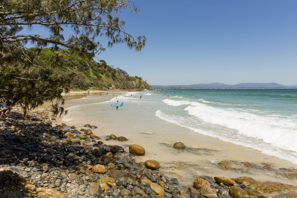 The idyllic surrounds of Byron Bay have led to a rental crisis – also seen in many regional areas around Australia. Photo: James Horan