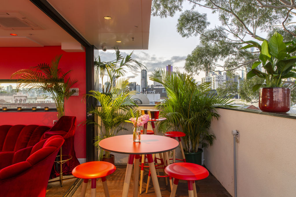 Mr Brownie Rooftop Hotel, South Melbourne. Check out the curry pies. Photo: Parker Blain