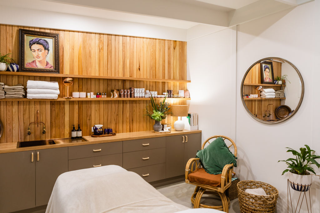 The treatment room is spacious and relaxing. Photo: Greg Briggs