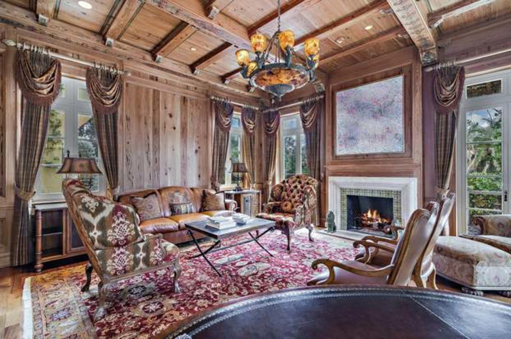One of the lavish living rooms. Photo: Redfin