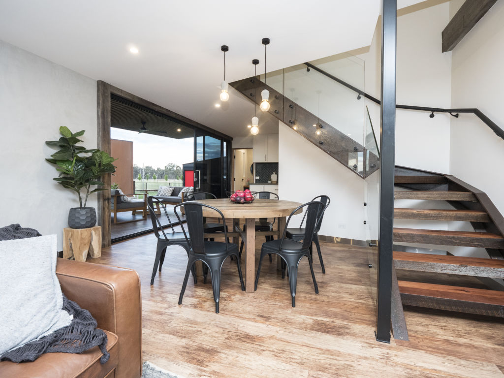 The home is a functional and practical space for the couple and their children. Photo: Serana Hunt-Hughes