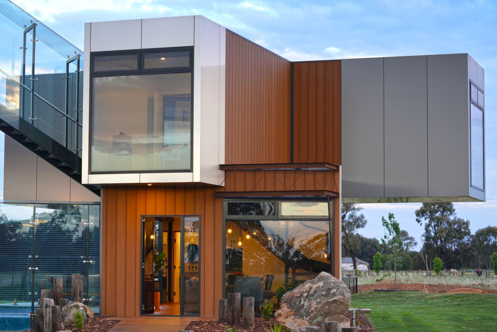 The owner-builder couple wanted their family home to be unique, and they certainly met that brief. Photo: Serana Hunt-Hughes