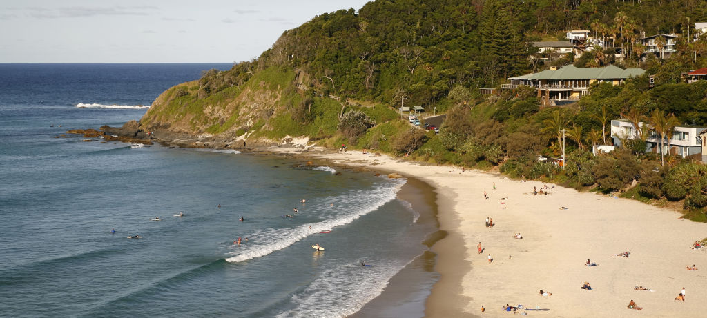 Byron, in NSW's north coast, has seen massive rises in asking rent prices over the past year. Photo: BeyondImages