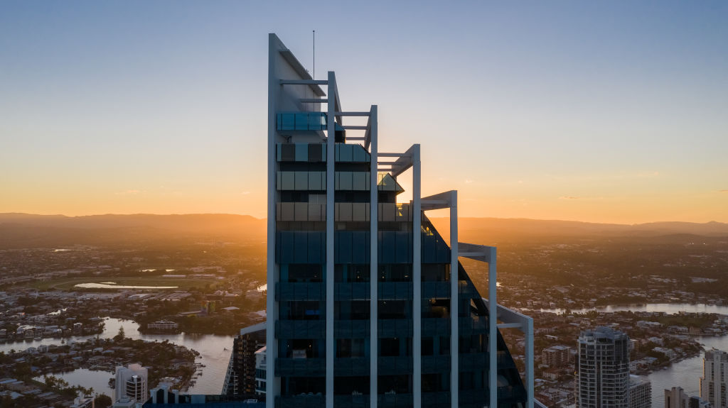 The penthouse last traded as a concrete shell in 2018 for $6.5 million.