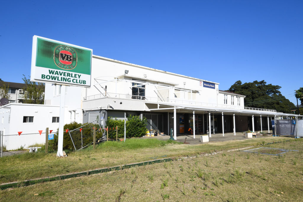 The Waverley Bowling Club will be redeveloped after Easts Group and Mirvac reached an agreement to redevelop the site with two new bowling greens, a new clubhouse and 55 luxury over-55s apartments. Photo: Peter Rae