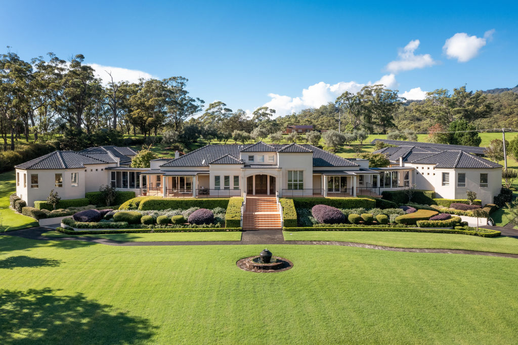 Karinya in Jamberoo was built 20 years ago, the house occupying 1000 square metres and featuring a U-shaped design Photo: Supplied
