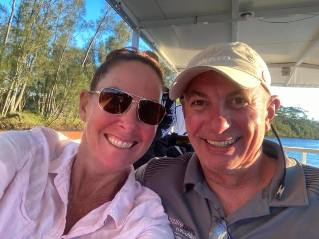 Kerrie Driver and her husband at Vincentia. Photo: Supplied
