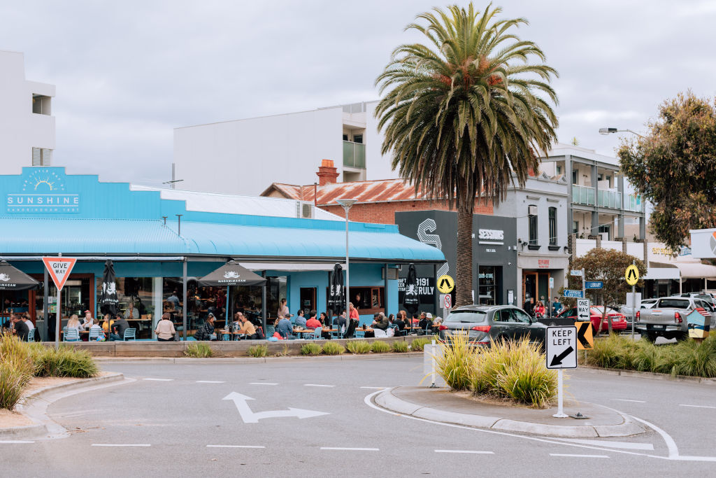 Jenny Dwyer's favourite coffee spots are on Station Street in Sandringham. Photo: Vaida Savickaite