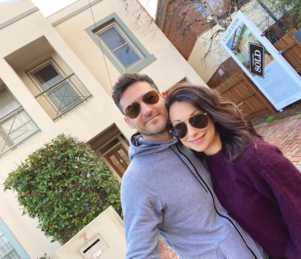 The pair purchased the townhouse during the middle of the COVID-19 pandemic and decided to hold onto their one bedroom apartment while they completed the renovation. Photo: Supplied