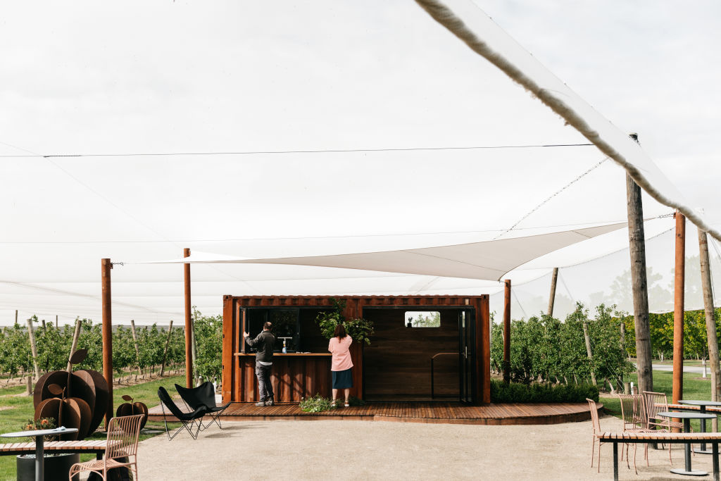Take a tipple at Napoleone Cider's Orchard Bar.