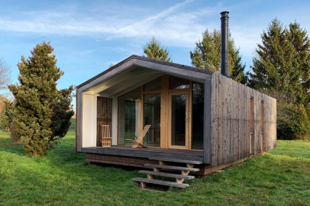 Developer Lei Feng is replacing caravans with tiny homes. Photo: Preer Property Group