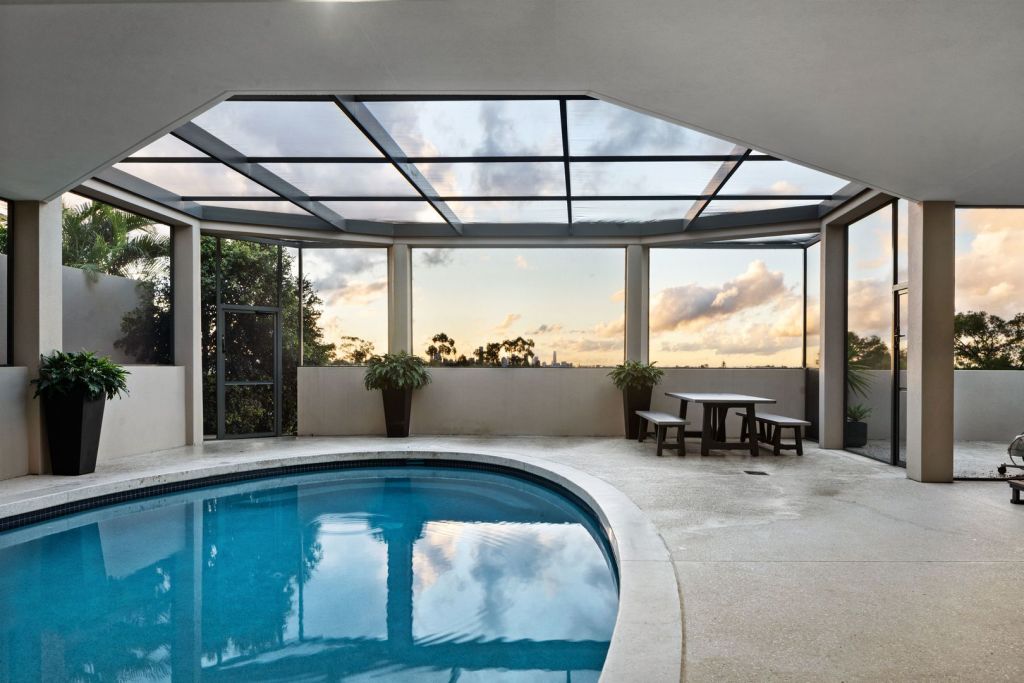 Even the pool has fab views. Photo: Belle Property Bulimba
