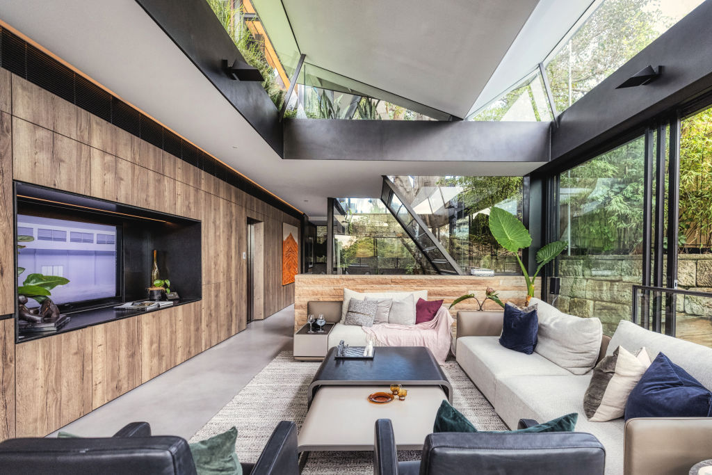 Designed by Steven Gerendas, this Queens Park home is set in a secluded natural landscape within the inner-city. Photo: Supplied