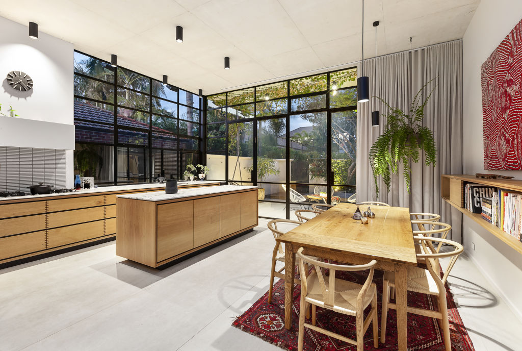 The dining and kitchen space. Photo: Marshall White