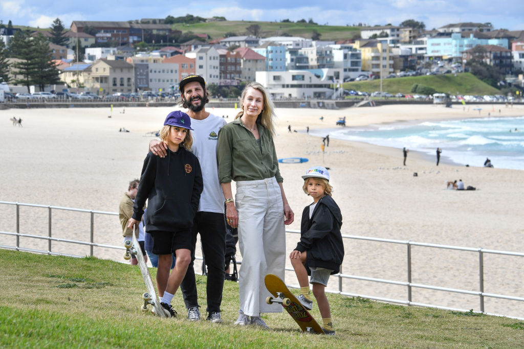 Lucy McNamara and her partner Antony Aris have called Bondi home for 16 years, loving the tight-knit community and area. Photo: Peter Rae