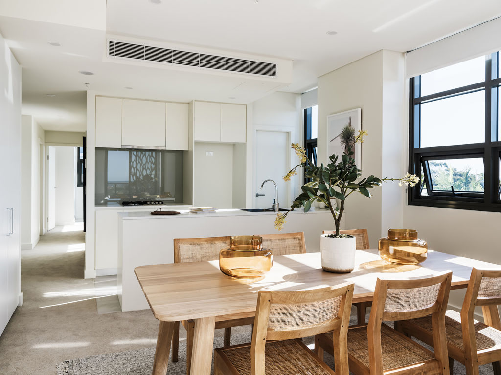 Each apartment at Bloom is flooded with natural light and features contemporary finishes. Photo: Supplied