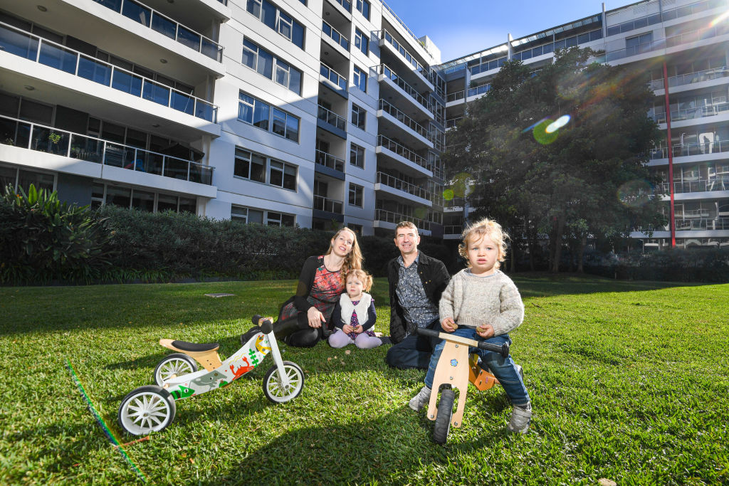 Zoe Davies and Russell Barrett feel their sustainable home and lifestyle has helped their community flourish. Photo: Peter Rae