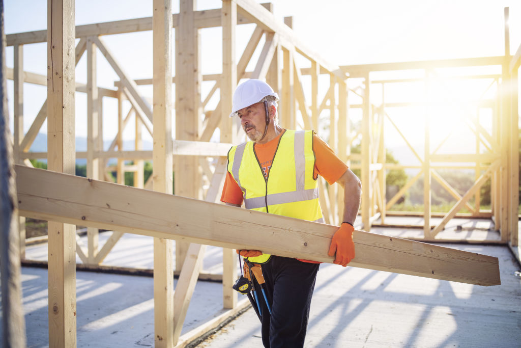 Timber shortages have caused delays to starting home builds. Photo: iStock