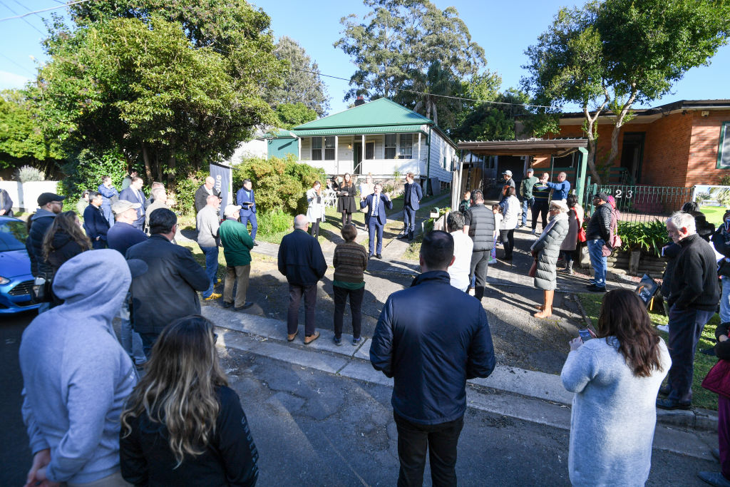 The original worker's cottage at 21 Isis St, Wahroonga was the only one left in the block of four. Photo: Peter Rae