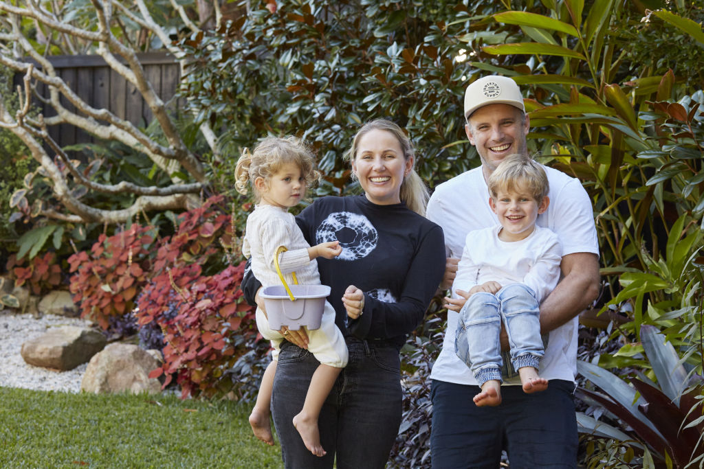 Alex and Aaron chose to renovate their Elanora Heights property to create a home that had everything they needed for their young family. Photo: Nicky Ryan