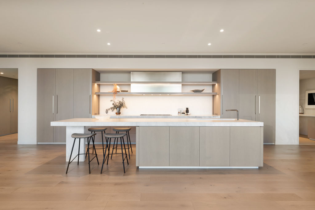 The stunning kitchen has a full size scullery at the rear. Photo: RT Edgar