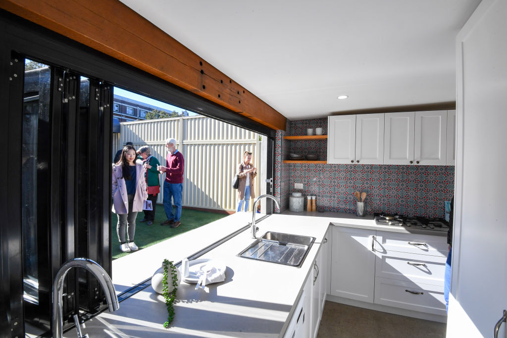 The home was renovated with an addition of a third bedroom. Photo: Peter Rae