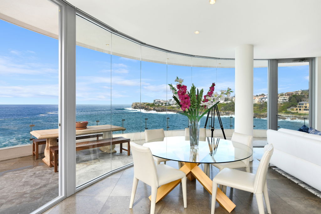 Ocean views can be seen throughout the home.