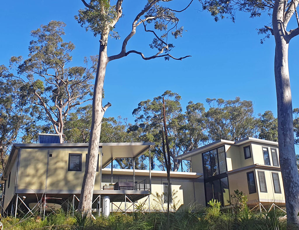 The Cellito: a four-bedroom MAAP house set amid scenic Aussie bush. Photo: Supplied