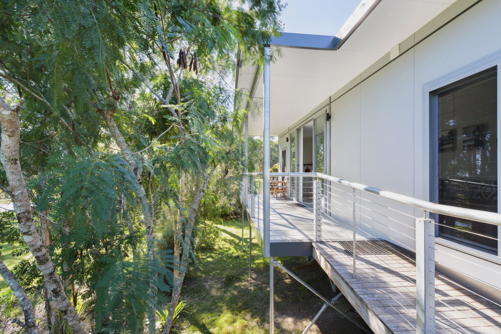 A MAAP holiday cabin nestled in the trees. Photo: Supplied