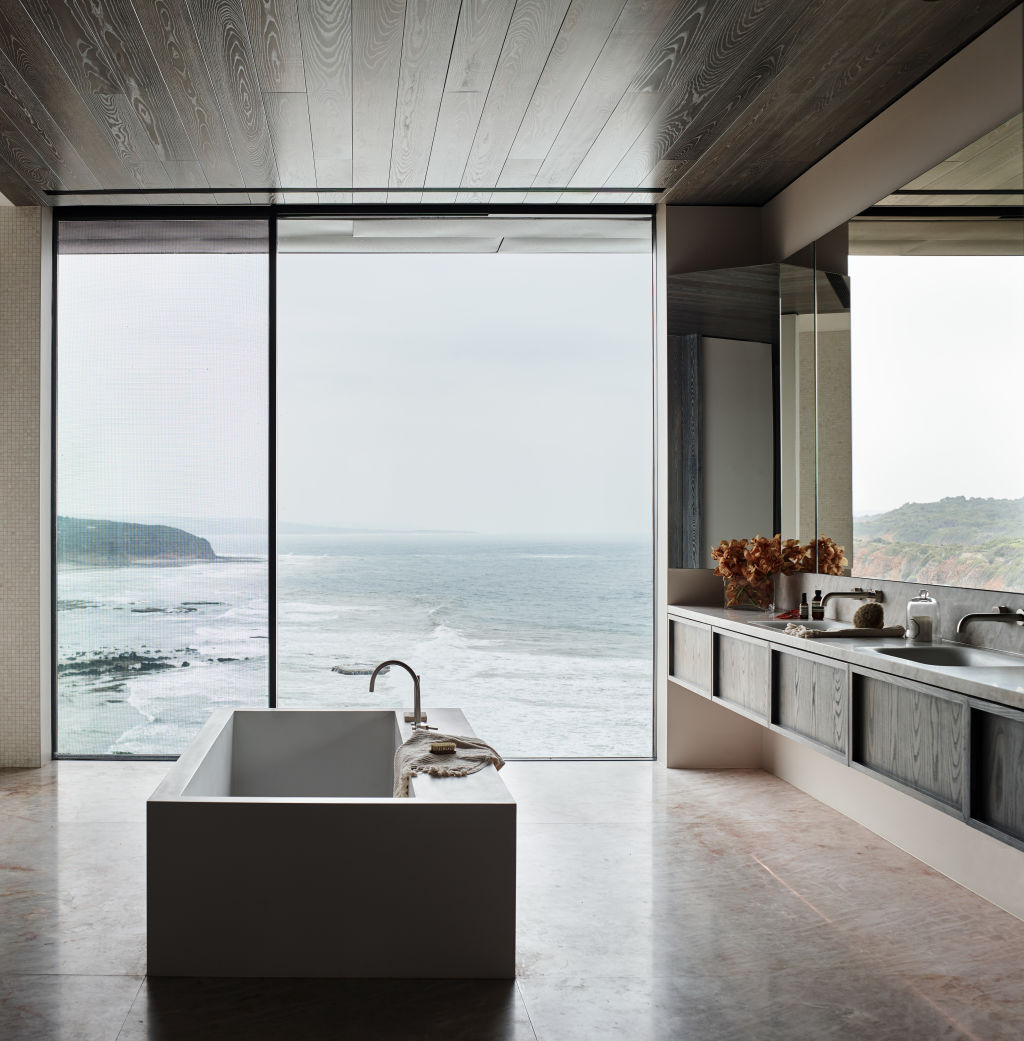 According to Rob Mills, location is a key component, particularly in this Great Ocean Road house. Photo: Supplied